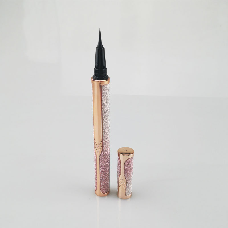 OEM Gradient Pink Non Smudging Waterproof Long Lasting Dry Cool Black Eyeliner Makeup