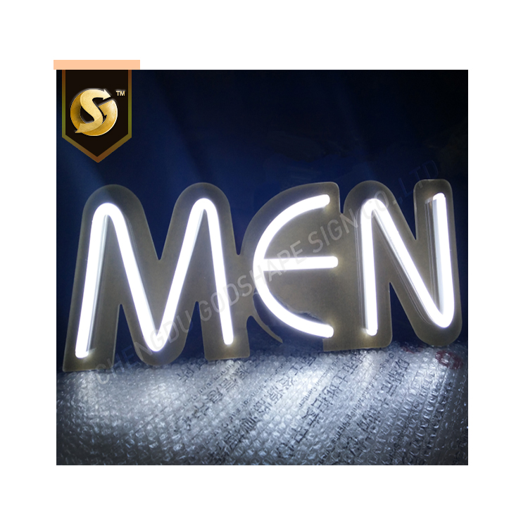 Custom Backlit Channel Letter Sign Night Glow LED Lights Board