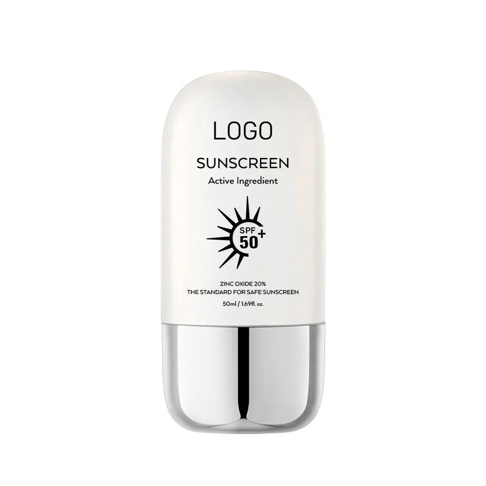 Kids Friendly Vegan Organic Zinc Oxide Sunscreen SPF 50+ Moisturizer Cream Sunscreen Makeup Cream