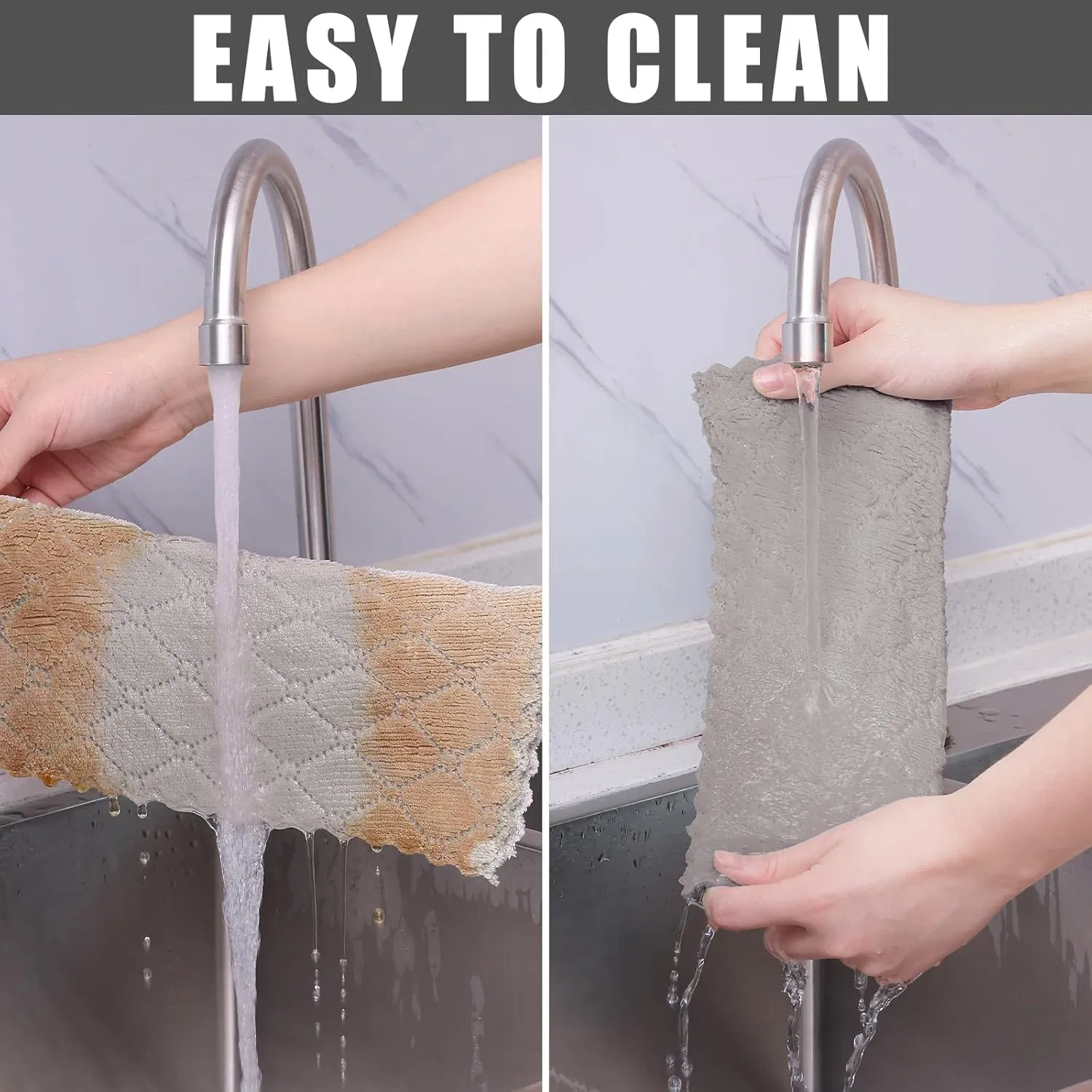 Microfiber Super Clean Cheap Edgeless Kitchen Cloth