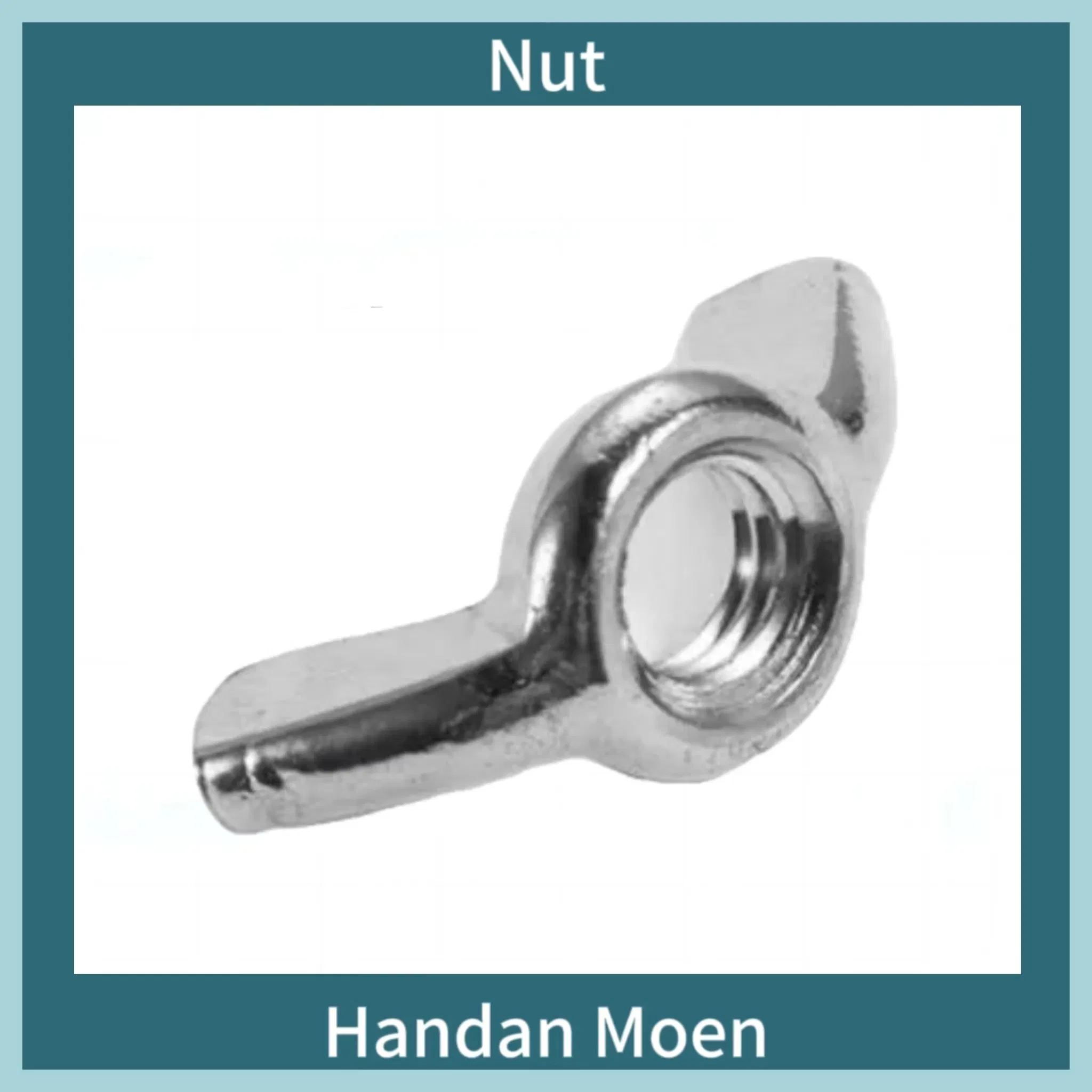 Гайка-бабочка DIN315 оцинкованная, сталь, 4.8 класс