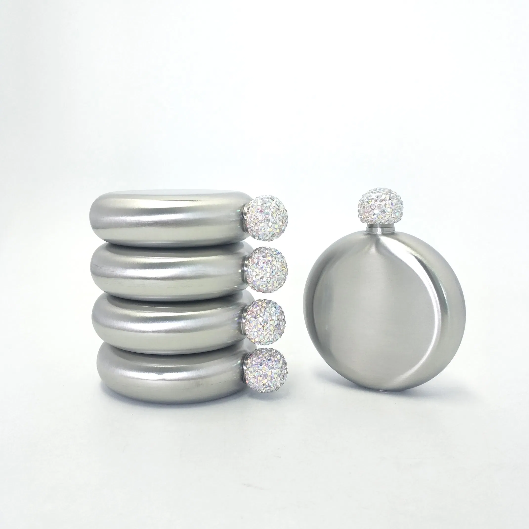 Round Shape Leakproof 5oz Stainless Steel Hip Flask