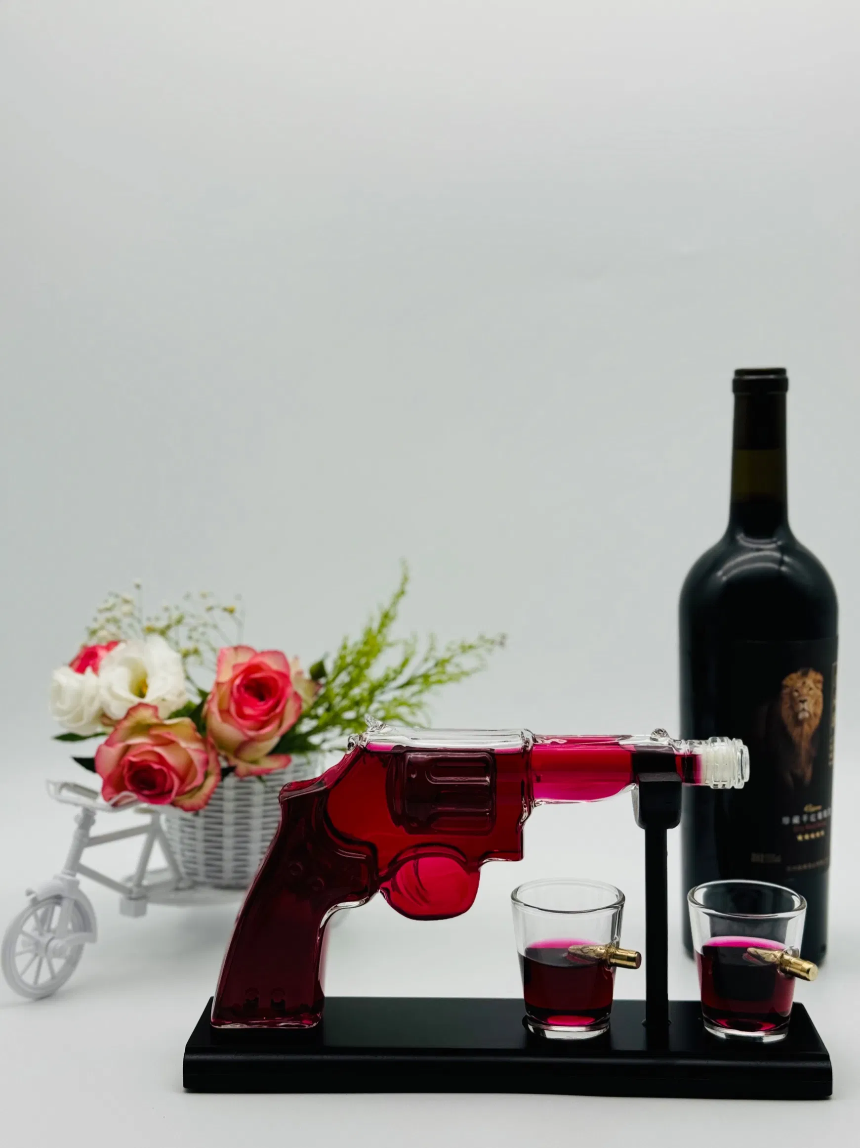 New! Hot Sale Glass Whisky /Wine Decanter --Gun Shape