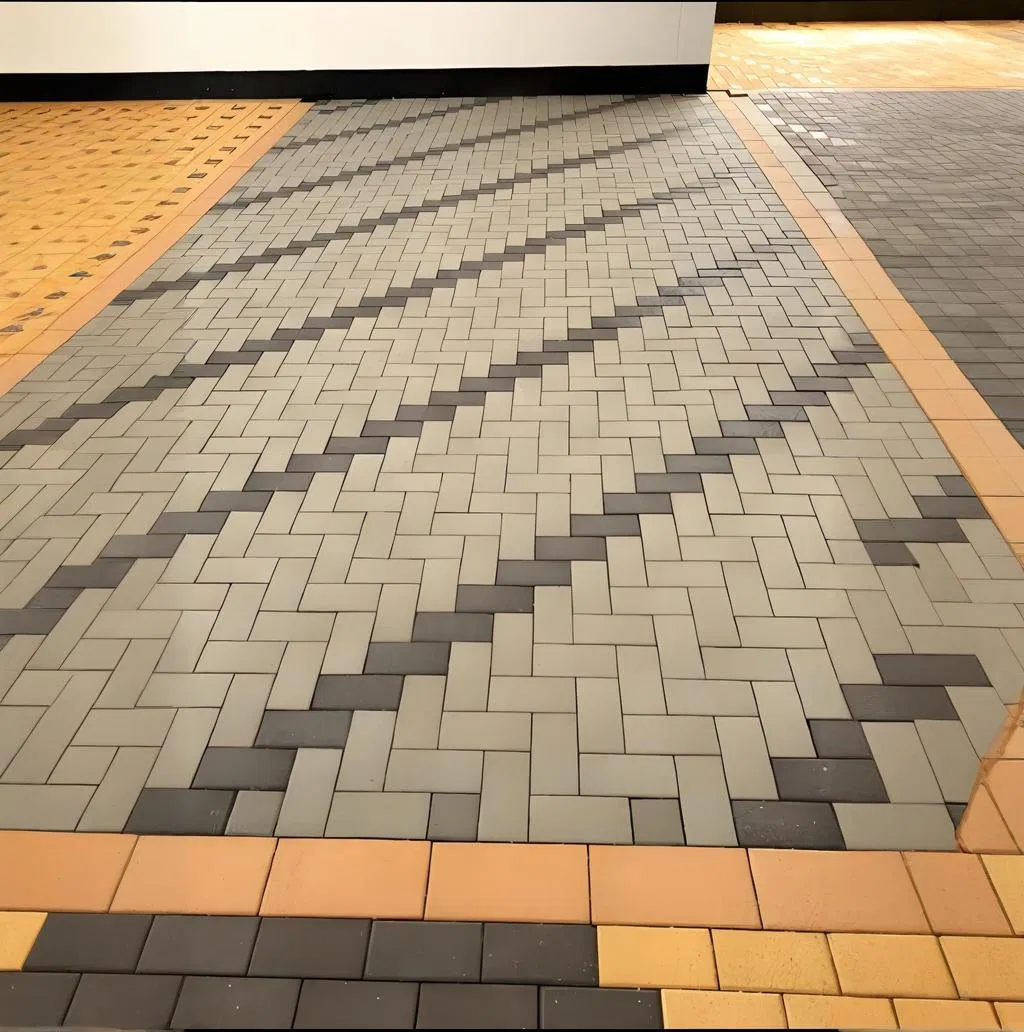 Manufacturers Fire Square Black Red Facing Reclaimed Pattern Porcelain Tile Interlocking Walkway Garden Granite Clay Real Paving Stone Block Brick at Builders