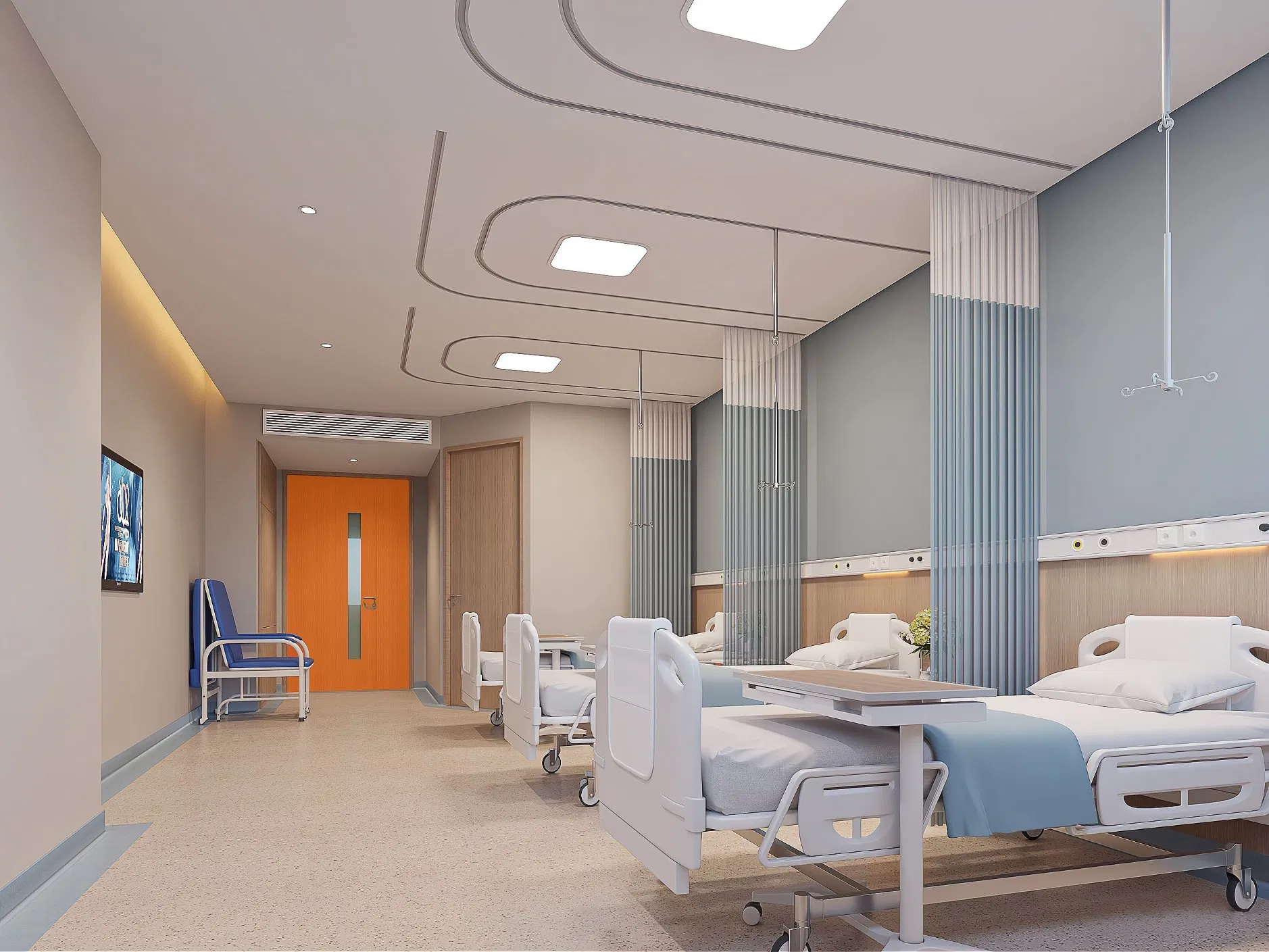 High-Quality WPC Hospital Doors for Secure Healthcare Facilities