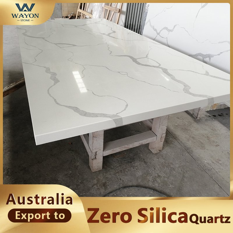 Zero Silica Quartz Engineered Stone for Safe, High-Quality Kitchen Benchtops & Interior Designs Solid Surface Countertops & Vanity Top