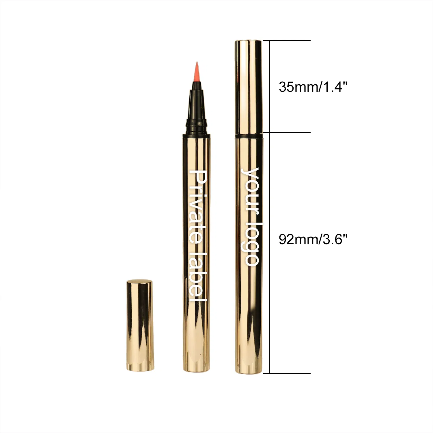 New Design 7 Colors Waterfroof Eyeliner with Brush Free Sample