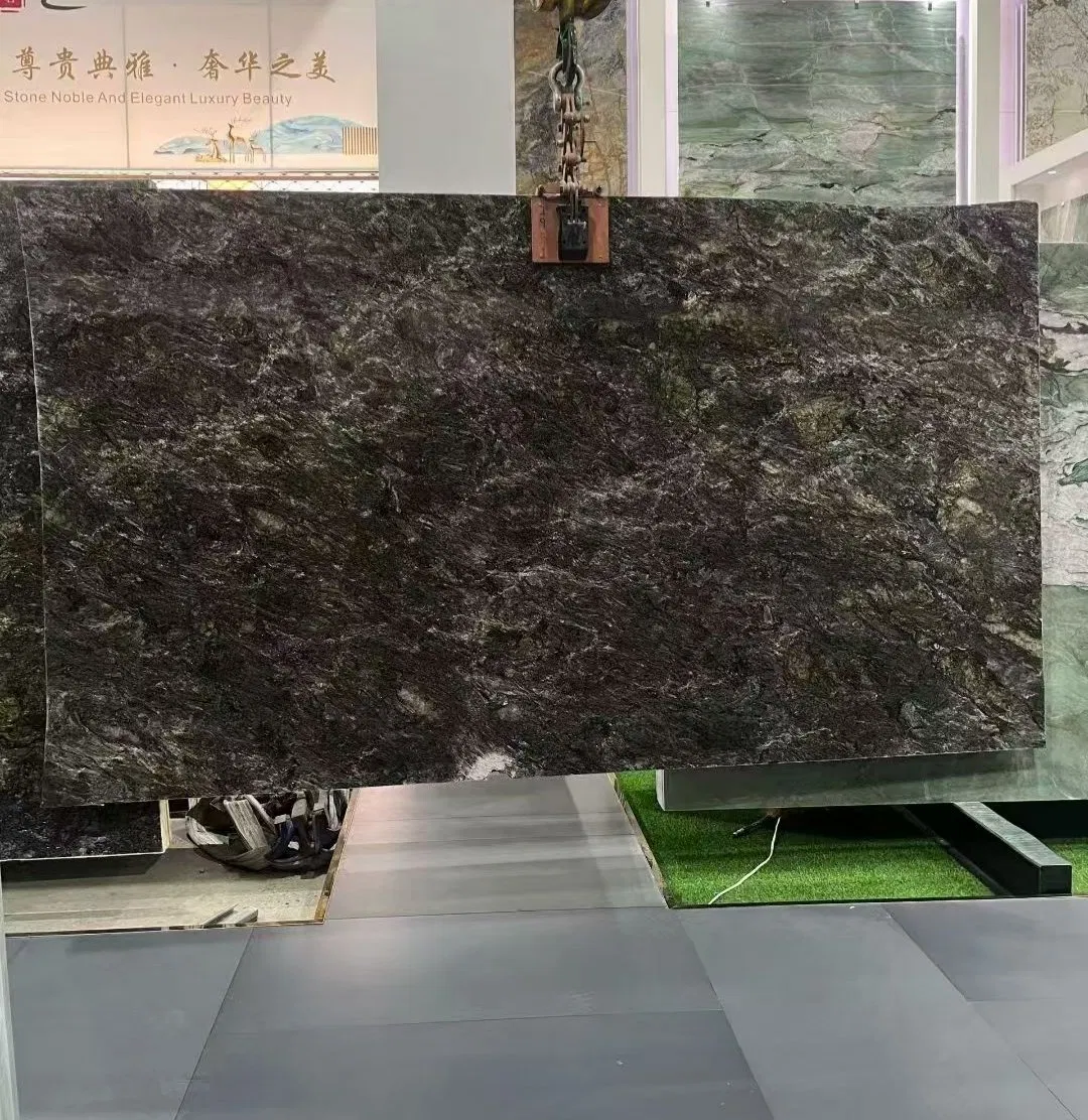 Platinum Luxury Granite Slabs with Dark Tone Veining