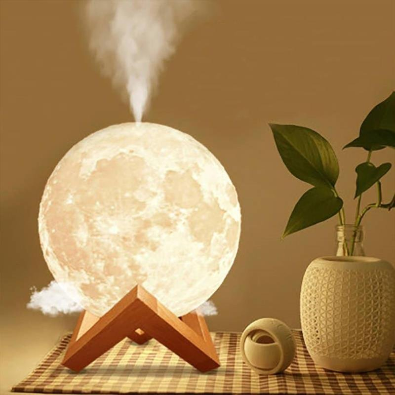 Moon Lamp Humidifier Hot Sales 3D USB Air Humidifier for Home Bedroom