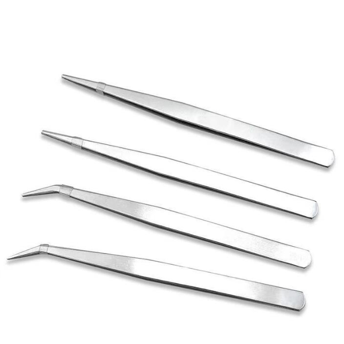 Kitchen Stainless Steel Tongs, Kitchenware Tea Set Accessories Tongs Tweezer Clip for DIY Tweezer