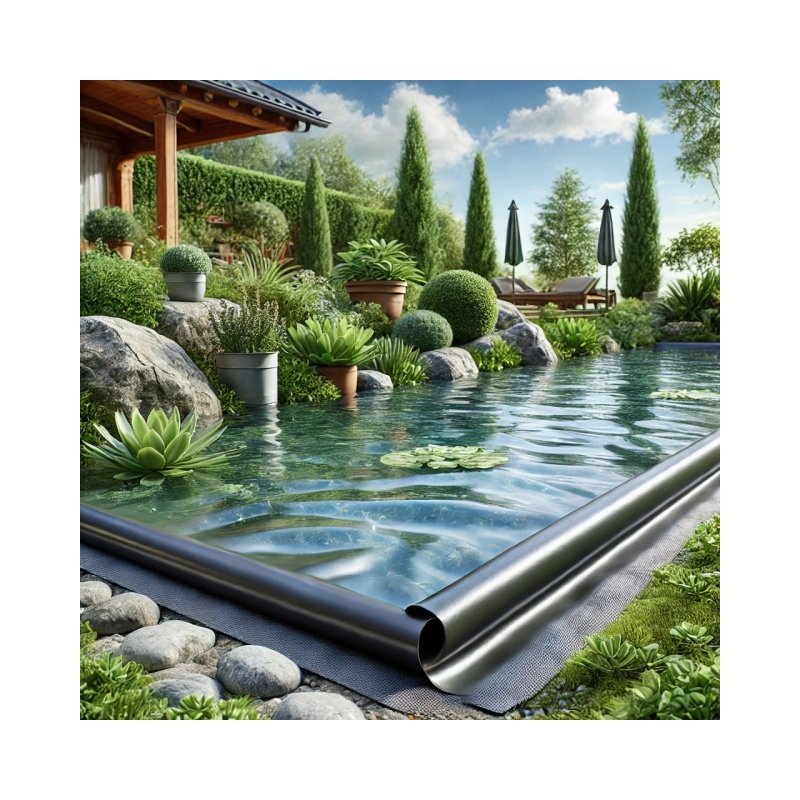Customizable Black Geomembrane HDPE Liner for Fish Ponds Textured HDPE Geomembrane