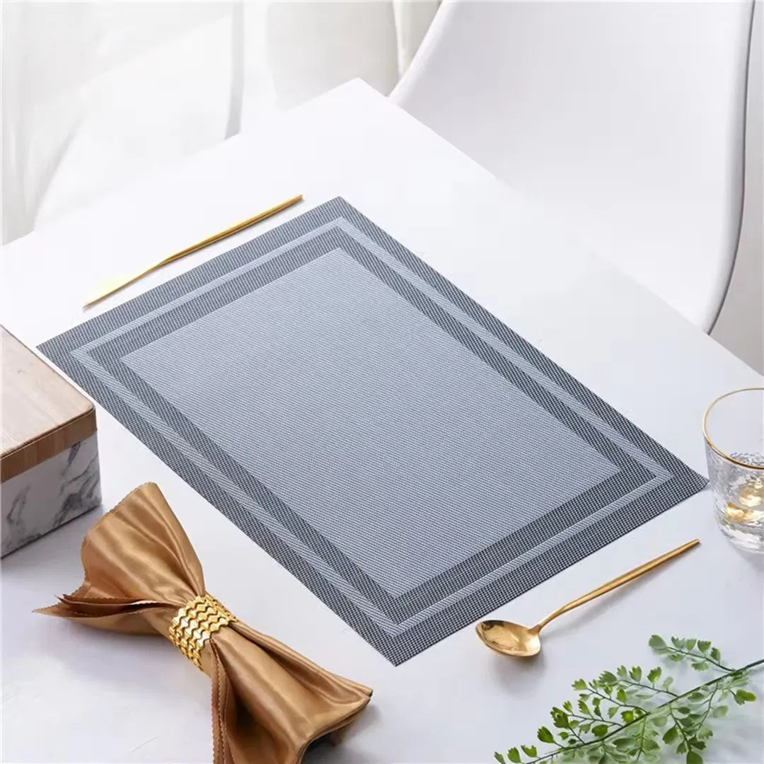 Beige Place Mats Set of 6 - Heat Resistant Non-Slip Place Mats