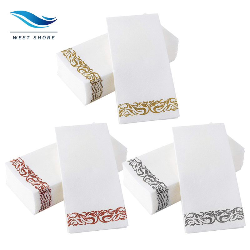 Hot Sell Print Restaurant Bar Paper Facial Tissue Naphot Sell Print Restaurant Bar Paper Facial Tissuekin Paper Wedding Airlaid Napkins Paper Soft Tissue Dinner
