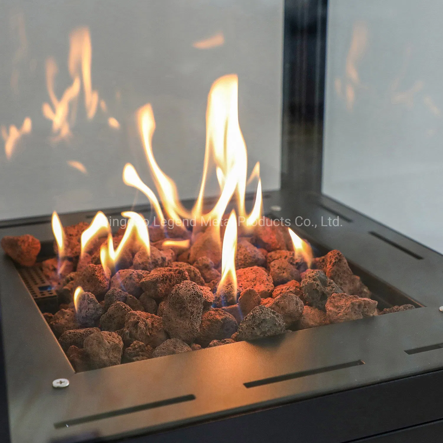 Popular Outdoor Gas Fireplace for Restaurant Use by LPG Kd420