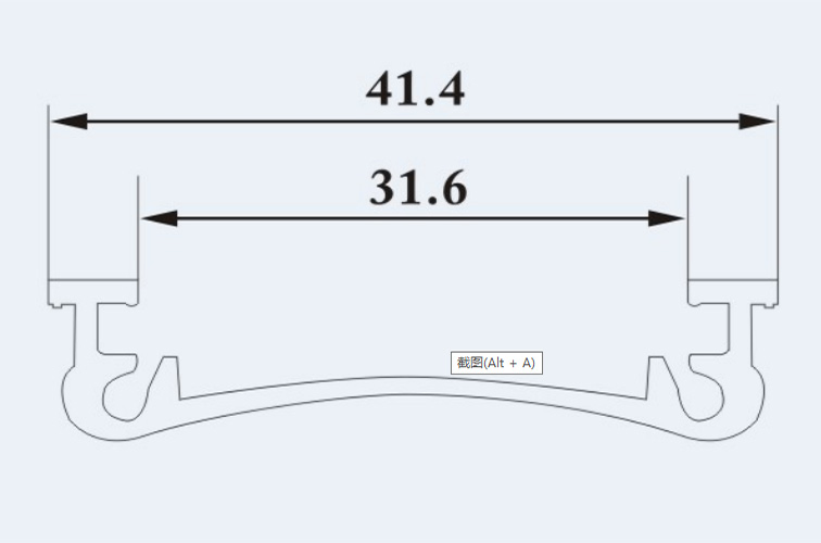 Head Rail B Type 38mm Rotating Clutch 1: 1.5 for 5kg