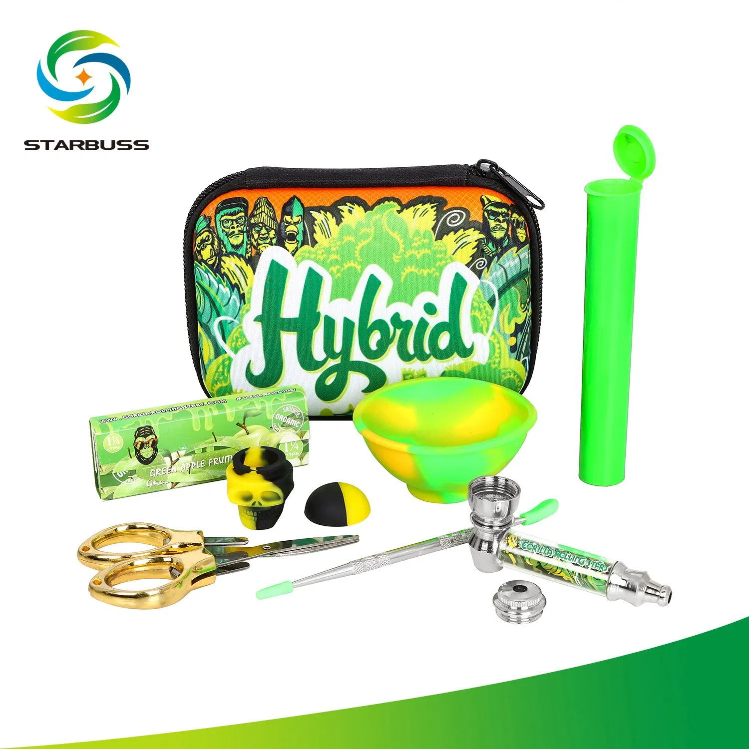 Cookies Brand Cigarette Set Contains Cigarette Case + Smoke Grinder +78mm Roll Paper