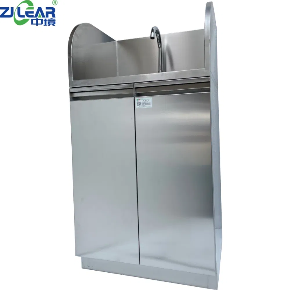 Pharmaceutical Cleanroom Used Stainless Steel Cabinet Sink in Laboratory