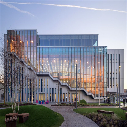 Soundproof and Heat-Proof Double Glazing Customized Aluminum Glass Curtain Wall