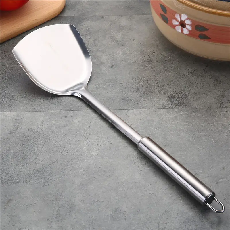 Wholesale Stainless Steel Stir Fry Spoon with Hollow Handle Design