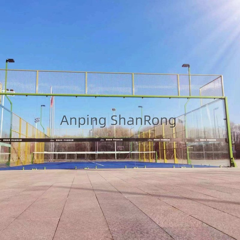 Panoramic Padel Court Padel Sport Court Padel Tennis Court Product 12mm Padel Tempered Glass