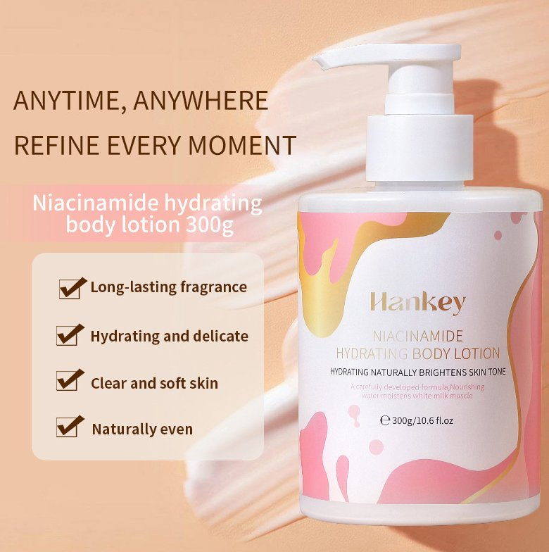 Online Wholesale in Stock Vitamin C White Skin Whitening Body Lotion Moisturizing Whitening Soothing Brightening Smoothing Skin Milk Niacinamide Body Lotion