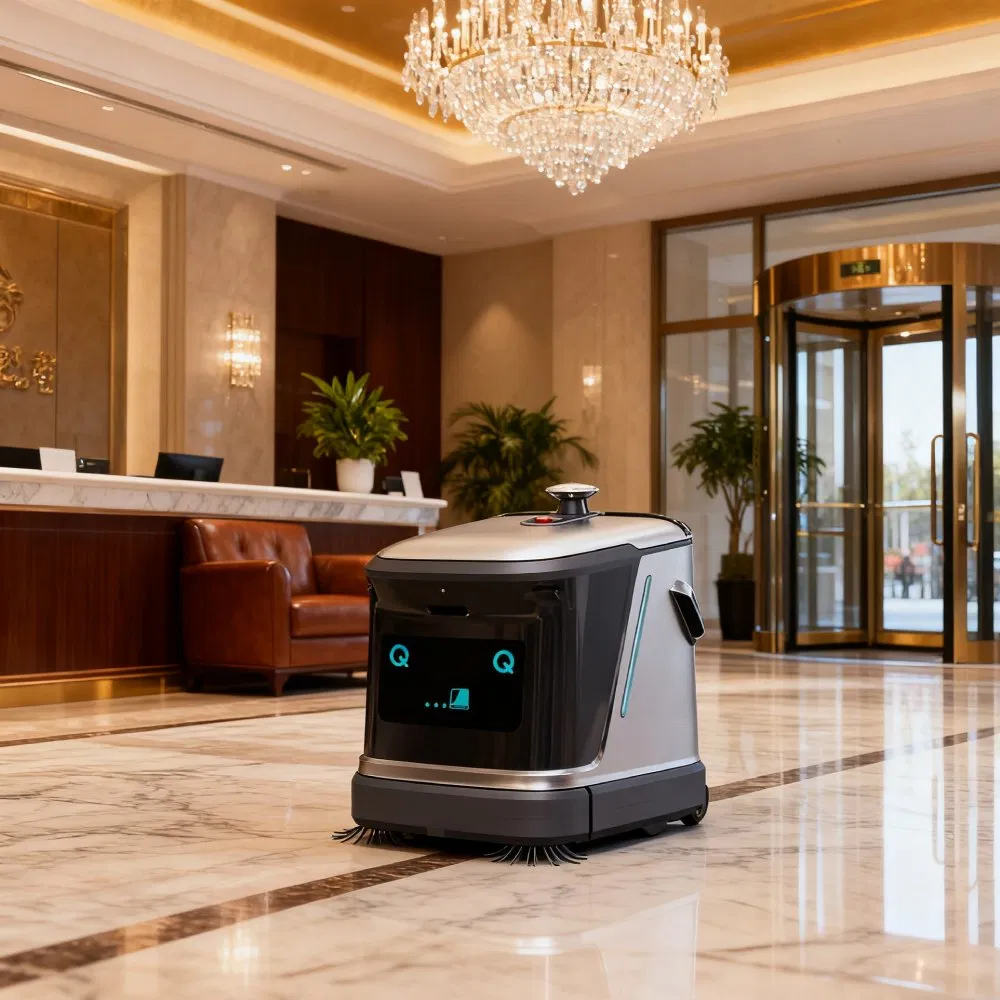 Auto Charging Smart Industrial Commercial Floor Scrubber Cleaner Machine Autonomous Floor Cleaning Equipment Robots