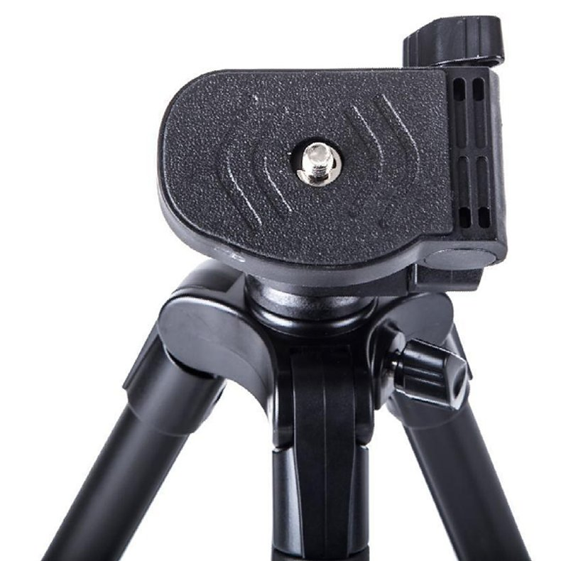Versatile 54-Inch Tripod with Clip for Live Streaming