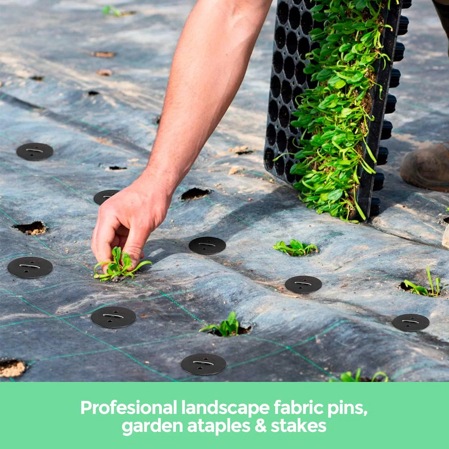 Weed Control Black PP Woven Fabric Barriers