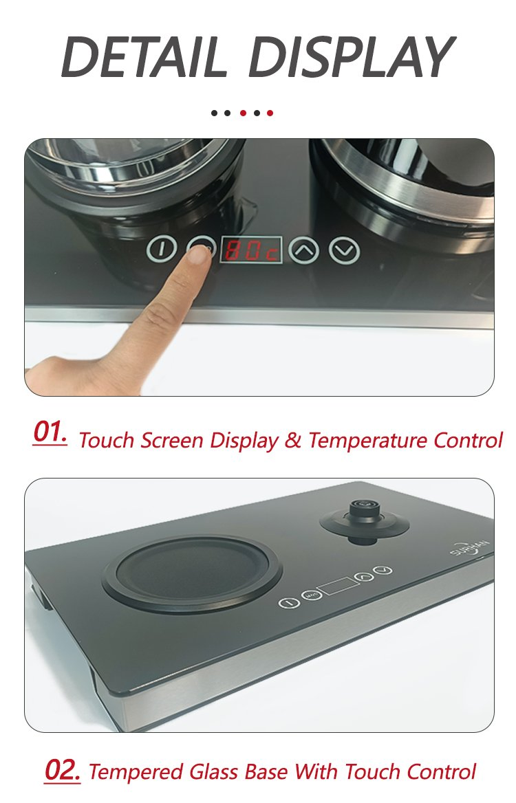 Speed-Boil Turkish Coffee Maker Tray Set Keep Warmer Electric Water Kettle Boiler Pot