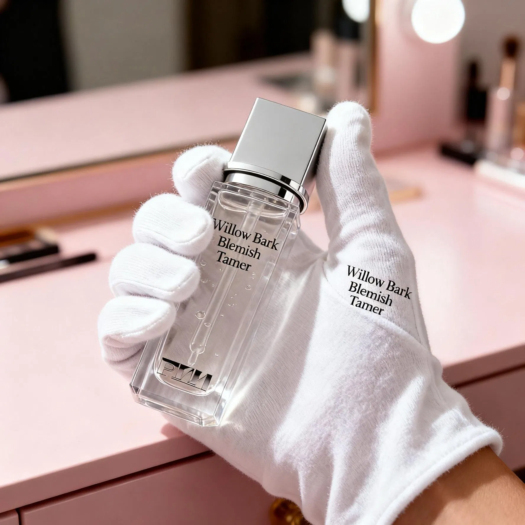 Luxury Clarifying and Hormone-Regulating Face Serum with Honeysuckle Ferment and Chinese Rehmannia Root for Balanced and Clear Complexion