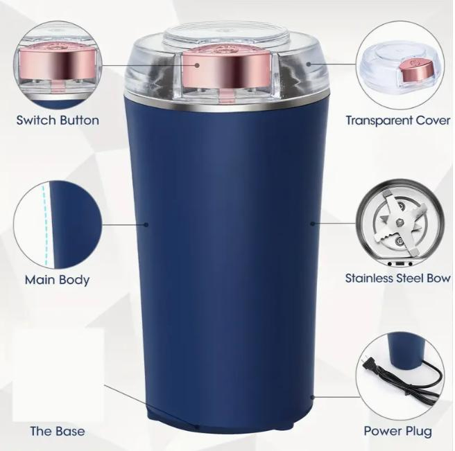 Coffee Bean Grinder Electric Coffee Bean Grinder Blades Spice Grinding Machine