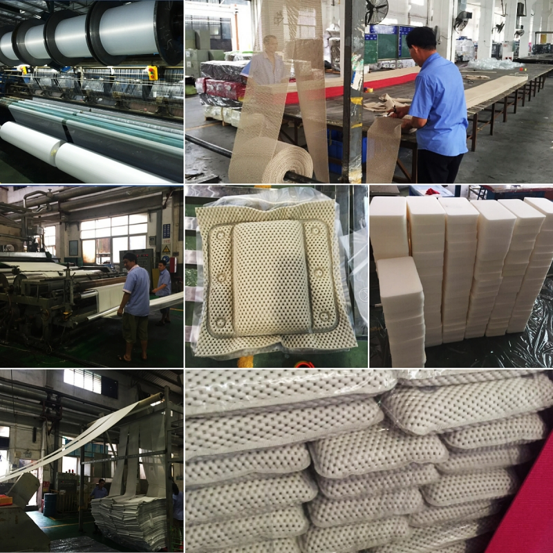 Foshan Factory Supplier C Customizable White Grey Blue PVC Bathtub Pillows SPA Bath Pillow for Tub