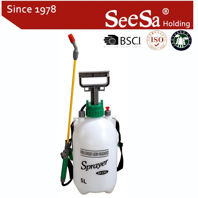 5L Garden Manual Hand Power Air Compression Backpack Pressure Pump Sprayer (SX-CS5)