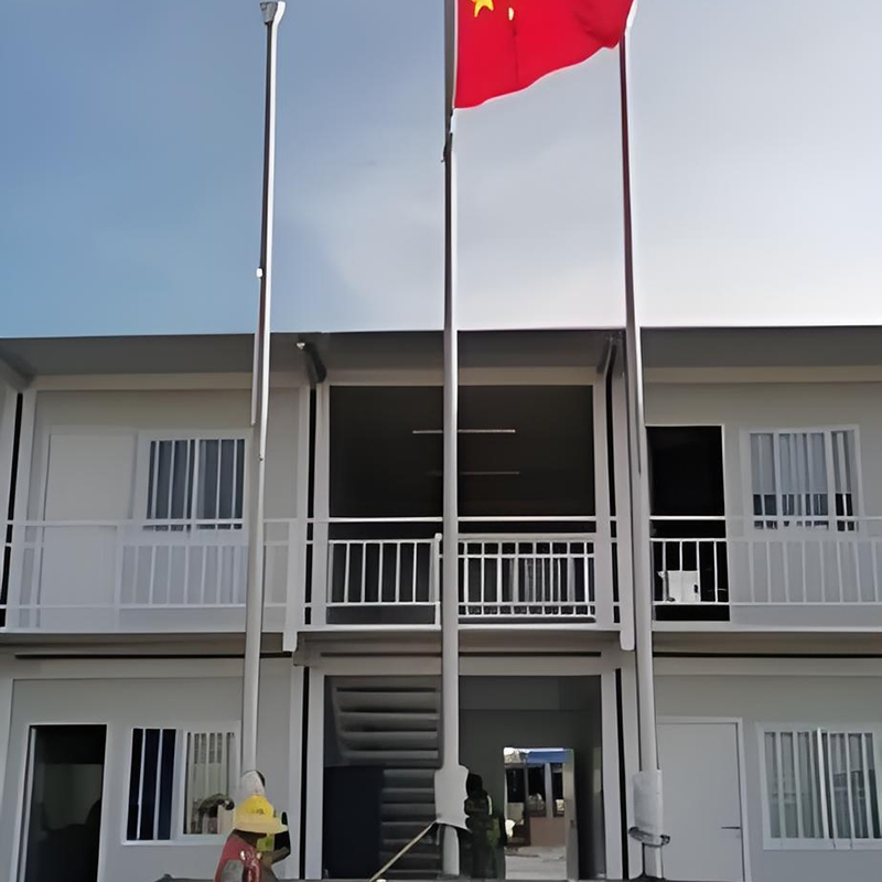 Smart Flag Poles for Automated Raising with Remote Control Flagstaffs