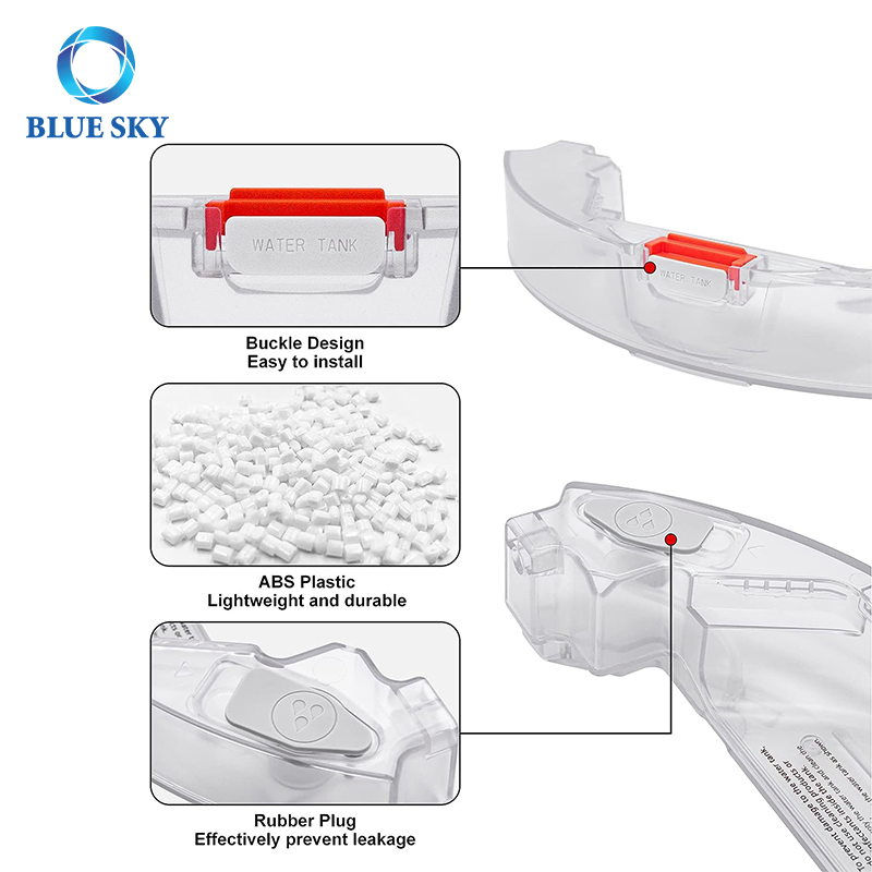 Replacement Water Tank Bin Box Accessories Spare Parts for Roborock S5 Max S6 Maxv S50 Max S55 Max T7 T8 Robot Vacuum Cleaner