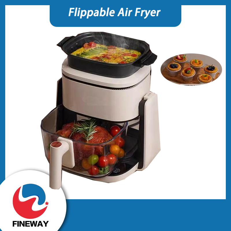 360 Visible Transparent Electric Air Fryer Household Use Multi-Functional Cooker Baker and Air Fryer