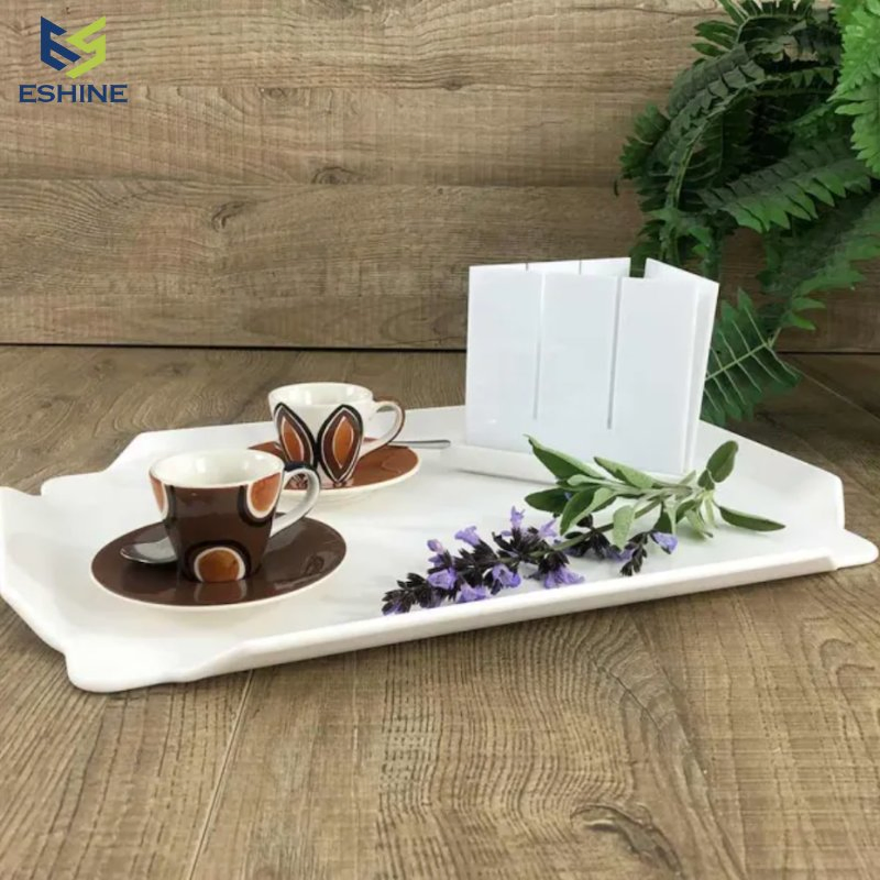 Wholesale Factory Price Modern Design Kitchen Tray Food Tray Corian Artificial Solid Surface Stone Tray