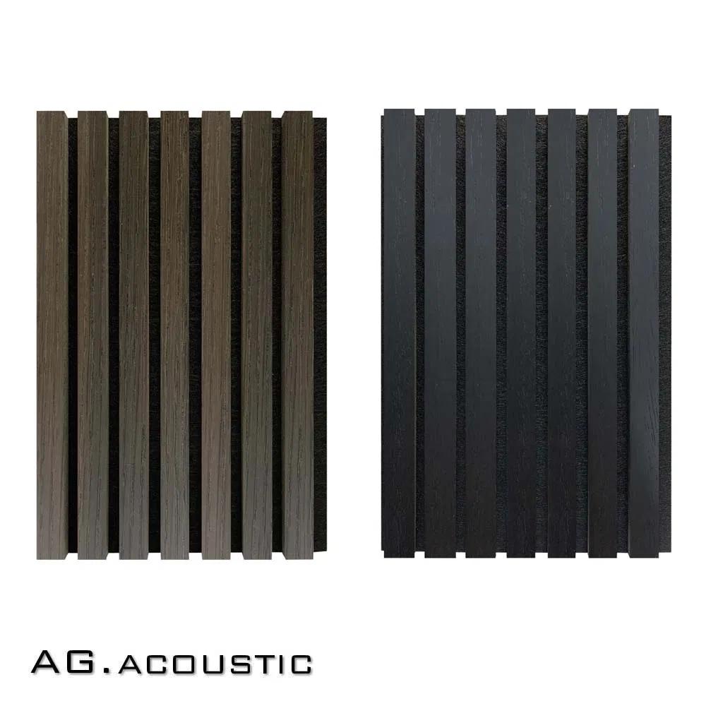 AG. Acoustic Soundproofing Material Customized Panel Pet Felt Veneer Surface Acoustic MDF Slats for School