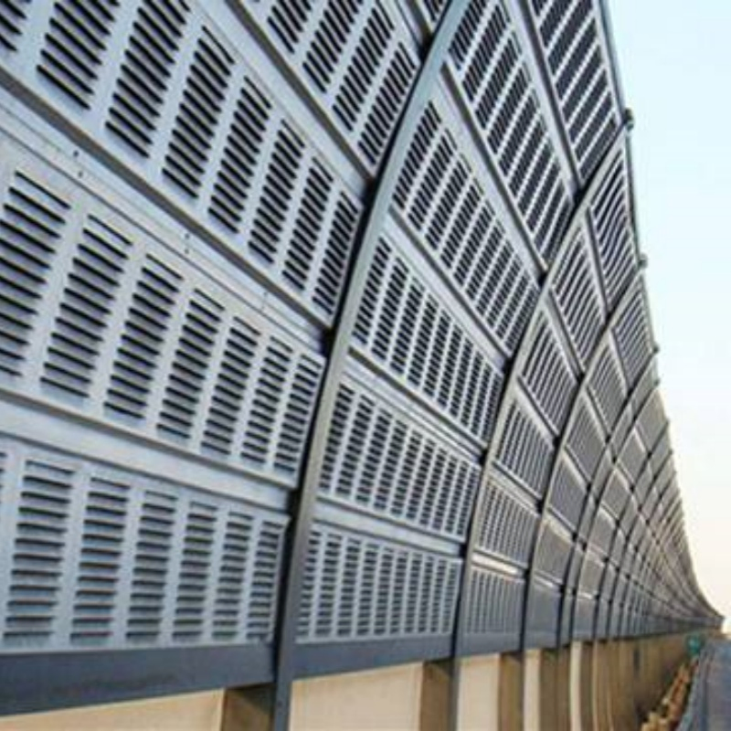 Highway Outdoor Sound Barrier Anti-Dust Windproof Wire Mesh Panel Noise Barrier
