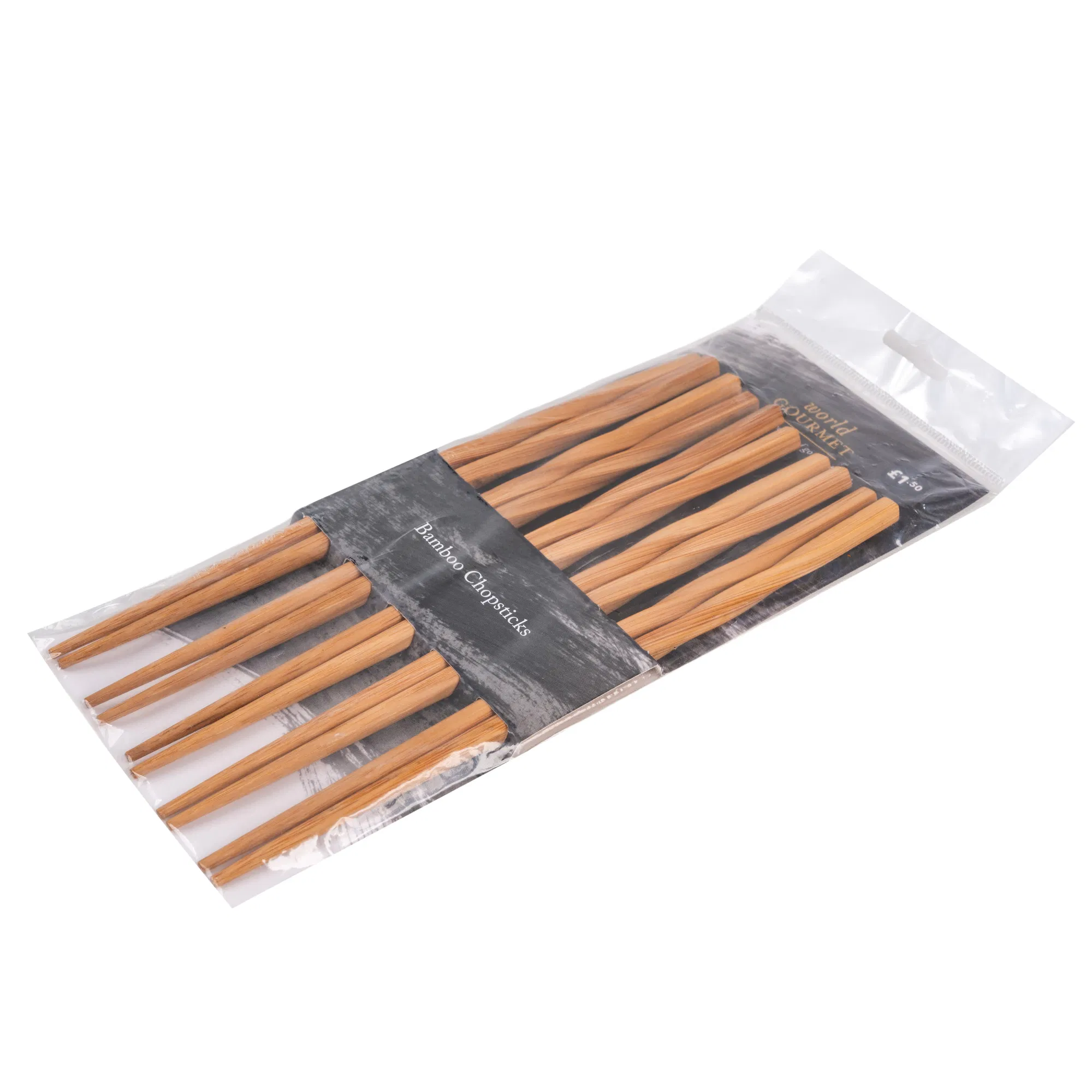 Elegant Lacquered Twisted Bamboo Chopsticks for Stylish Dining