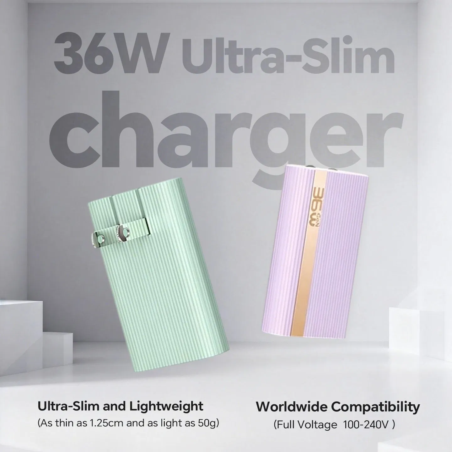 Быстрый зарядник 36W с защитой для iPhone и Android