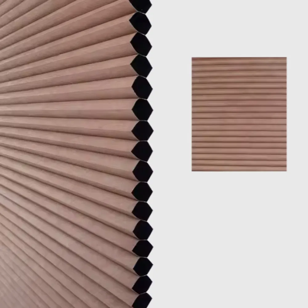 High Density Honeycomb Blind Fabric with Enhanced Light Blocking and Heat Retention
