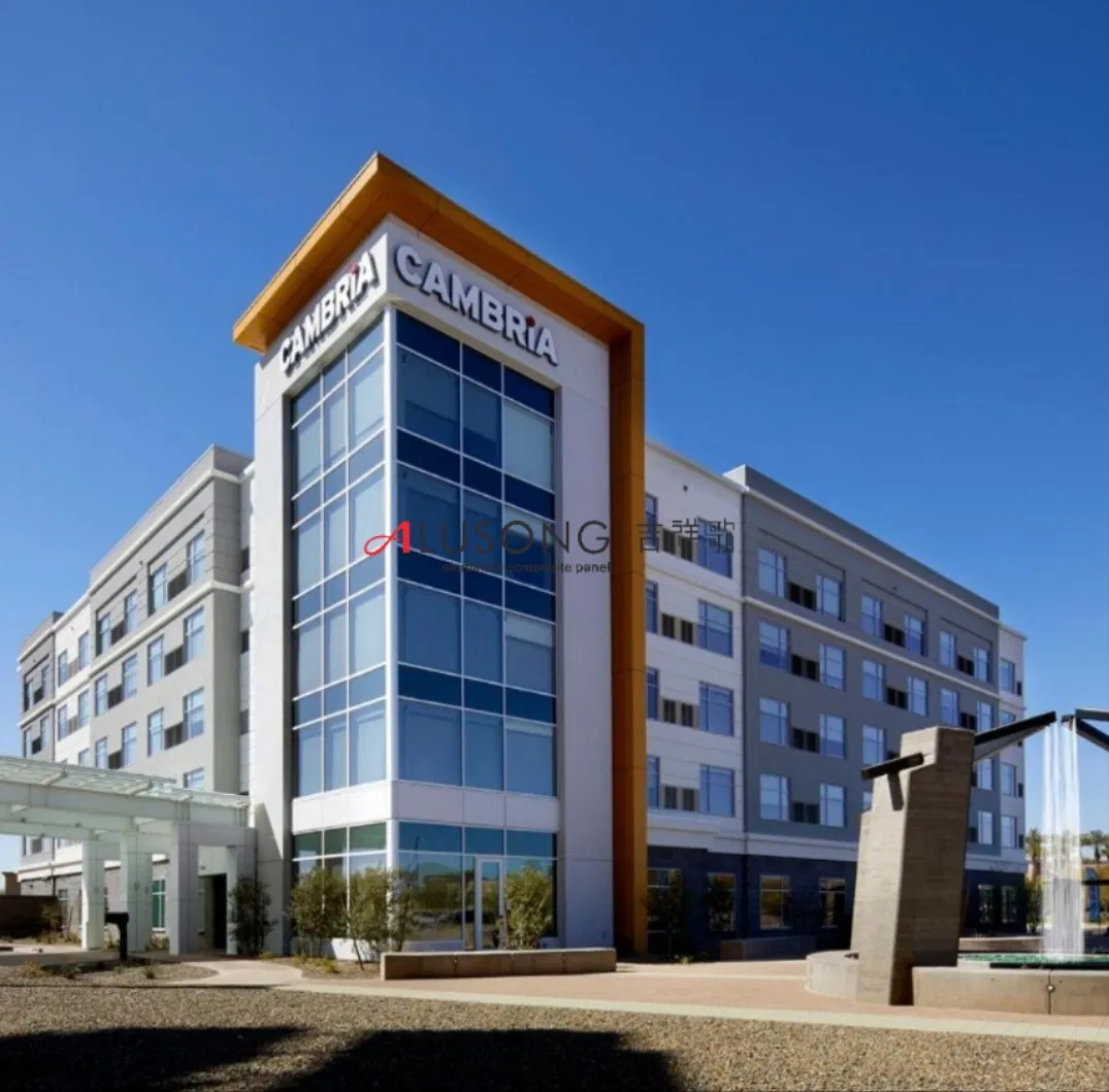 Aluminum Composite Panel for Outside Wall 4mm 5mm 6mm Decoration Construction Materials