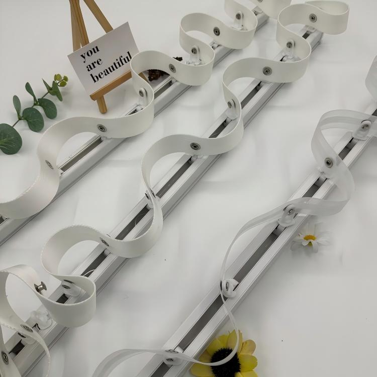 Serpentine Curtain Track with High-End Customized Style for Apartment Sunshade