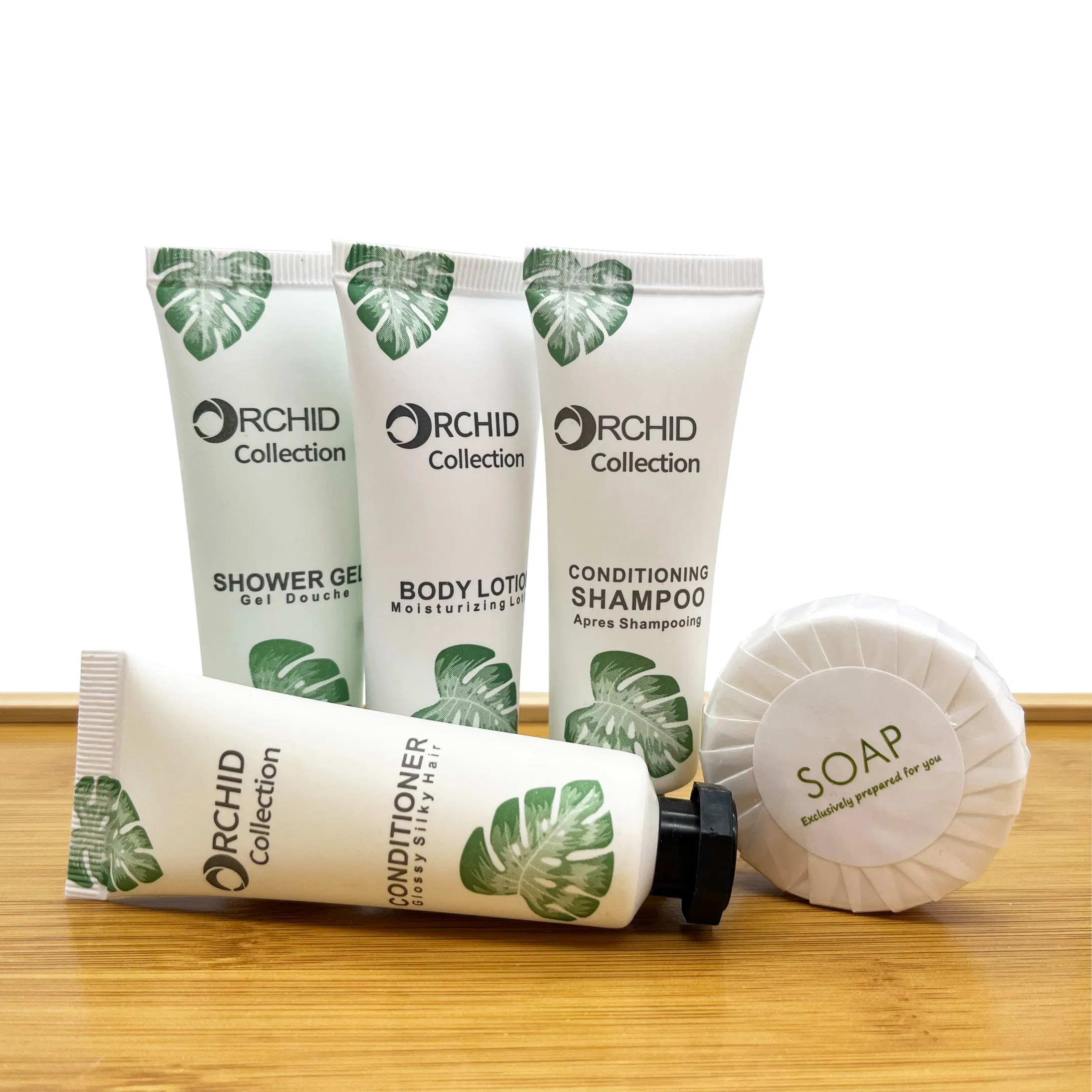 Custom 30 Ml Pet Tube Packaging 5 Star Hotel Amenities Shampoo Conditioner