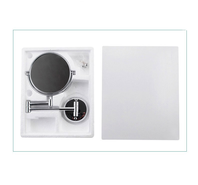 Elegant Mirror in Mirror Design with Adjustable LED Lighting for Beauty