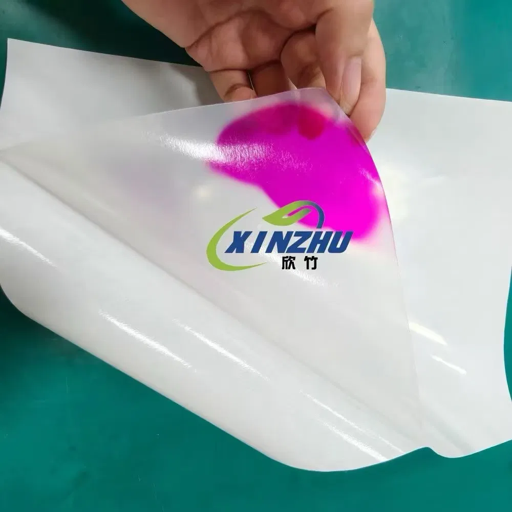Small Diameter 35mm Meow Meow Machine Dedicated Self-Adhesive Material Transparent Thermal Film Presents Pink