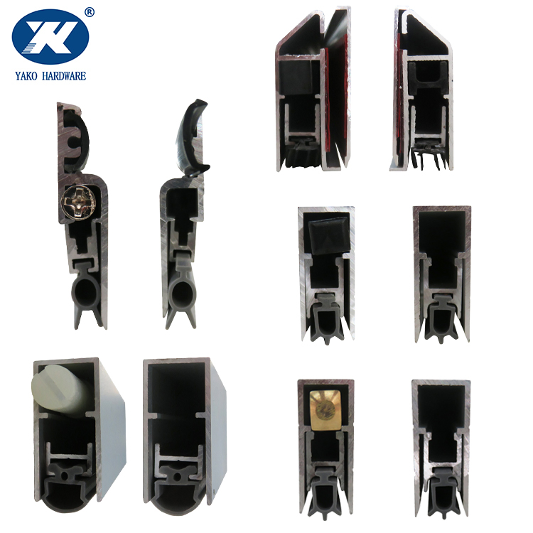 Fire Rated Customized Automatic Mortised Door Sweep Sealing Strip Gasket Wooden Aluminium Iron Metal Door Hardware Bottom Drop Down Seal with Brass Trigger