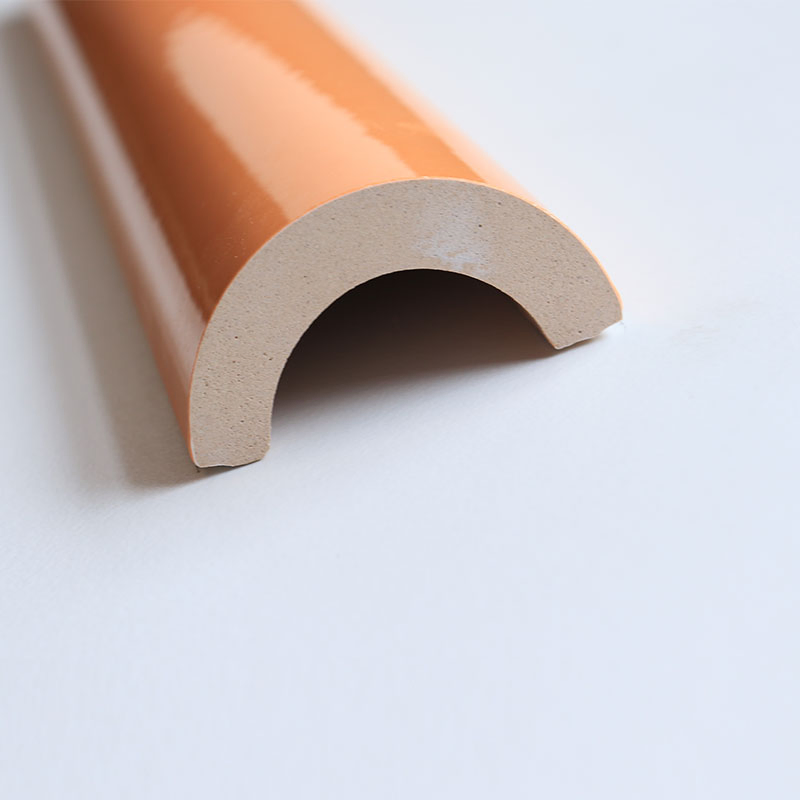 30cm Length Semicircle Moulding Ceramic Tile Trim Bathroom Accessories