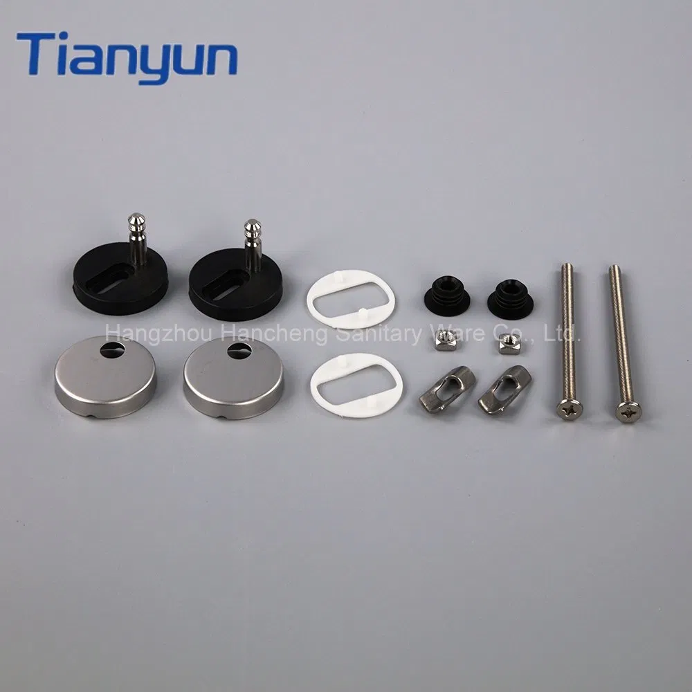 Easy Install Toilet Seat Accessories Fitting Ss Quick Release Hinges for Toilet Seat Cover